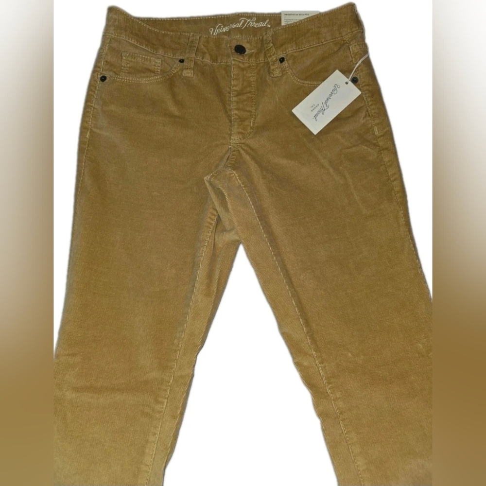 Women's Small Corduroy Pants Size 2/26R Coronet Gold